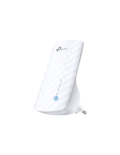 TP-Link RE190 AC750 - Amplificador Señal WiFi, 433Mbps en 5GHz 300Mbps en 2.4GHz con EU Enchufe, WPS, Indicador LED de Señal, Antenas Internas, Blanco