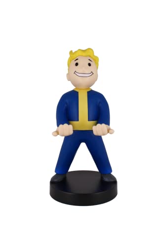 Cable guy Vault Boy Fallout 76, soporte de sujeción y/o carga para mando de consola y/o smartphone de tu personaje favorito con licencia de Bethesda.