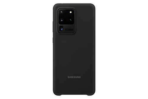 SAMSUNG Funda para Galaxy S20 Ultra, Cubierta Trasera de Silicona Oficial (Negro)