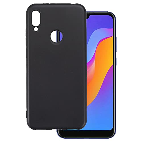 MILEGAO Funda ultrafina para Huawei Honor 8A Pro, funda de silicona suave con pudín de gel para Huawei Y6 2019 de 6.1 pulgadas (negro)