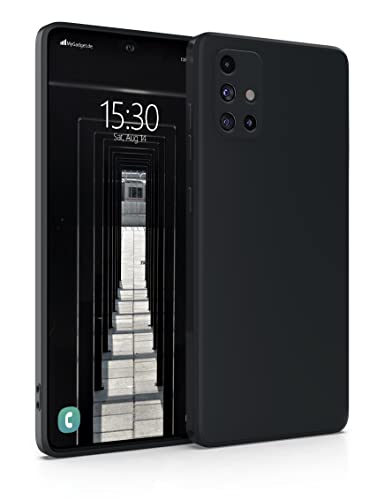 MyGadget Funda para Samsung Galaxy A71 4G en Silicona TPU - Carcasa Slim & Flexible - Case Resistente Antigolpes y Anti choques - Ultra Protectora Negro