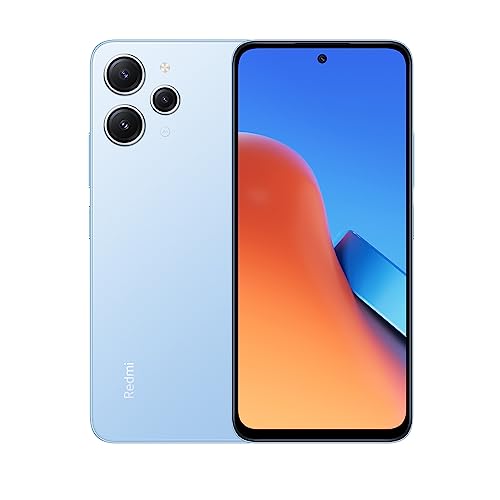 Xiaomi Redmi 12 Smartphone, Procesador MediaTek G88, Cámara Principal 50MP, Pantalla 90Hz FHD+, Batería 5000mAh (8+128GB Azul)