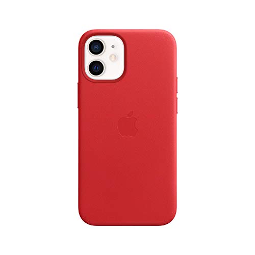 Apple Funda de Piel con MagSafe (para el iPhone 12 Mini) - (Product) Red