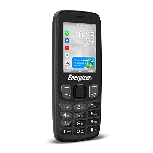 Energizer Móvil E242S - Teléfono Móvil Doble Sim - 4G LTE - Garantizado 3 Años - Color Negro