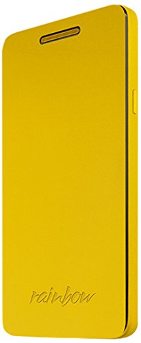 Wiko 92261 - Funda para móvil Wiko Rainbow, amarillo