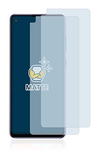 BROTECT Protector Pantalla Anti-Reflejos compatible con Samsung Galaxy A21s (2 Unidades) Película Mate Anti-Huellas