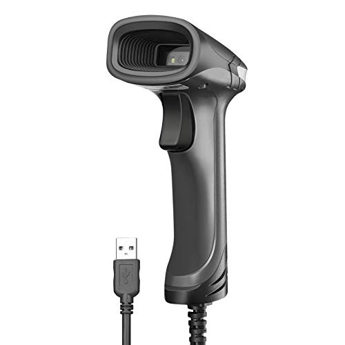 Escáner de código de barras 2D Eyoyo con cable USB 1D QR PDF417 Escáner de imágenes CMOS Data Matrix, lector de código de barras barato para pagos móviles, tienda de conveniencia, supermercado