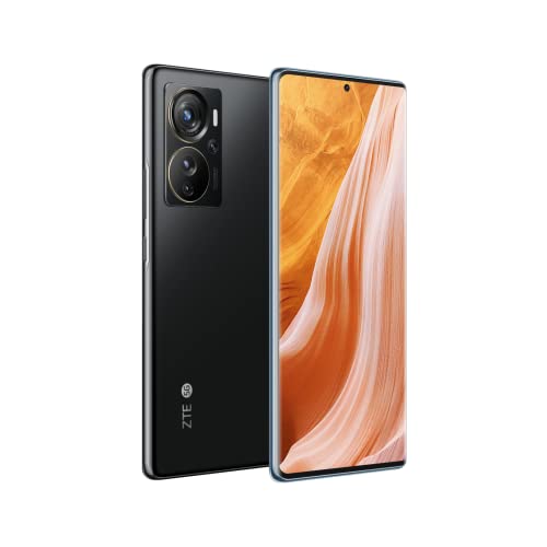 ZTE Axon 40 Pro 5G Smartphone, Teléfono Móvil Android con Pantalla FHD+ 144Hz AMOLED de 6,67 Pulgadas, Cámara de 108MP, Snapdragon 870, 5000mAh 65W, NFC Dual SIM,12+256GB,Negro