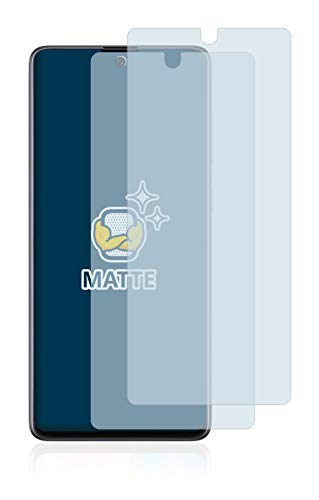 BROTECT Protector Pantalla Anti-Reflejos compatible con Samsung Galaxy A71 5G (2 Unidades) Película Mate Anti-Huellas