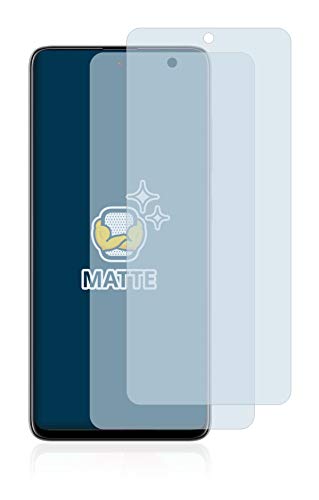 BROTECT Protector Pantalla Anti-Reflejos compatible con Samsung Galaxy A51 5G / A51 (2 Unidades) Película Mate Anti-Huellas