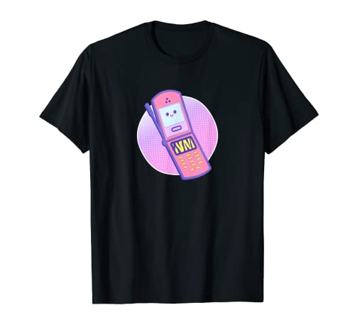 Kawaii Teléfono Móvil Vaporwave Estética 90 Japonés Camiseta