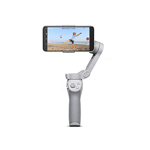 DJI OM 4 – 3-Axis Smartphone Gimbal, Magnetic Design, Portable and Foldable, DynamicZoom, CloneMe, Timelapse, Gesture Control, Spin Mode, Story Mode, Slow Motion, Panorama