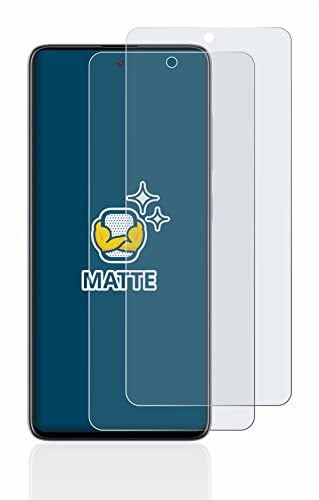 BROTECT Protector Pantalla Anti-Reflejos compatible con Samsung Galaxy A51 (2 Unidades) Película Mate Anti-Huellas