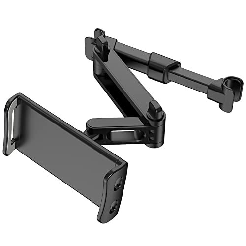 Giftorld Soporte para reposacabezas de coche giratorio 360°, soporte de asiento trasero ajustable para tablet y teléfono móvil, iPad Air Mini, Samsung