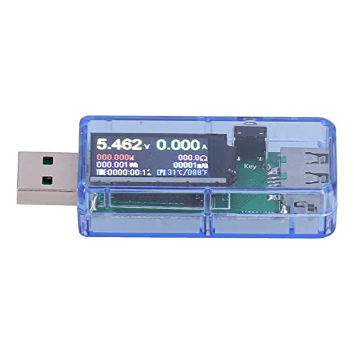 Cargador USB Doctor, Monitor de Energía USB Memoria de Apagado Interfaz USB Calibración Suave para Reparador de Teléfonos Celulares para Adultos para Teléfonos Móviles Tienda para el Hogar