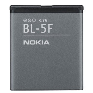 Nokia 6210 Navigator/E65/N95/N96 - Batería interna original del fabricante 950 mAh, antisobrecarga, antisobrecalentamiento, color negro