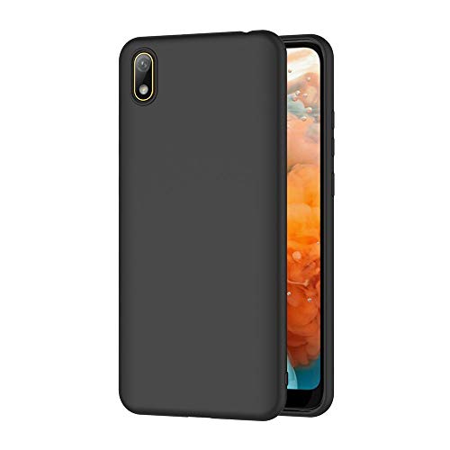 AICEK Funda Huawei Y5 2019, Negro Silicona Fundas para Y5 2019 Carcasa Huawei Y5 2019 Negro Silicona Funda Case (5,71 Pulgadas)