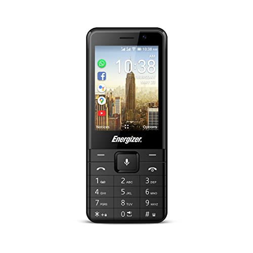 Energizer - Móvil E280S - Teléfono Móvil Doble Sim - 4G LTE - Garantizado 3 Años - Color Negro