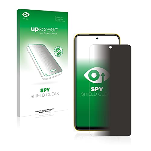 upscreen Protector Pantalla Privacidad compatible con Xiaomi Poco M3 Pro Anti-Espía Privacy