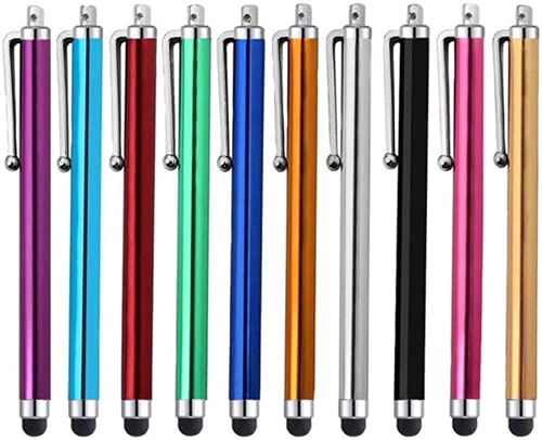 Stylus Pen [Paquete de 10] Bolígrafos capacitivos universales para Pantalla táctil para tabletas, iPad Mini, iPad Pro, iPad Air, teléfonos Inteligentes, Samsung
