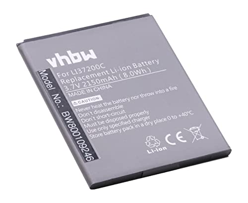 vhbw Batería Recargable Compatible con Hisense HS-U970, HS-U970E-8, HS-U971, HS-U971AE, T970, U966, U970 móvil, Smartphone (2150 mAh, 3,7 V, Li-Ion)