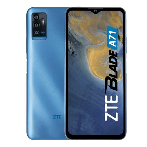 ZTE BLADE A71 AZUL 4G / 6,52 HD+ / OC 1,6GHZ / 64GB ROM / 3GB RAM / 16+8+2MP