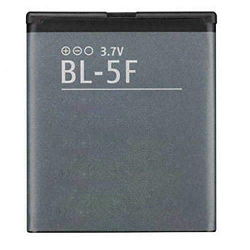 Batería compatible con Nokia BL-5F BL5F N95 N96 N93 E65 6210 6290 6710 alta capacidad 950 mAh