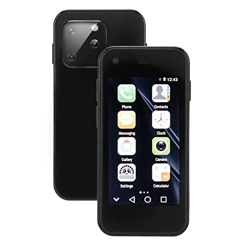 Mini Teléfono Inteligente para Android 6.0, Teléfono Celular Pequeño 3G Dual SIM Desbloqueado con Pantalla HD de 2.5 