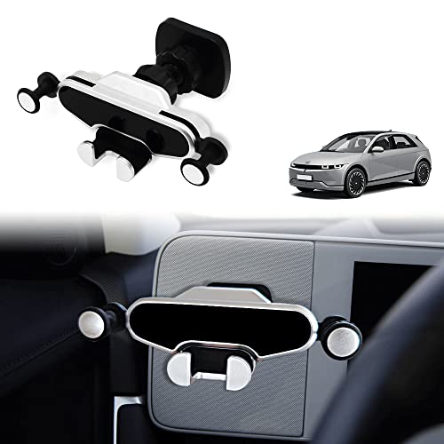 BestEvMod Accesorios de montaje para teléfono Ioniq5, soporte magnético no destructivo, soporte de teléfono por gravedad compatible con accesorios Hyundai Ioniq 5