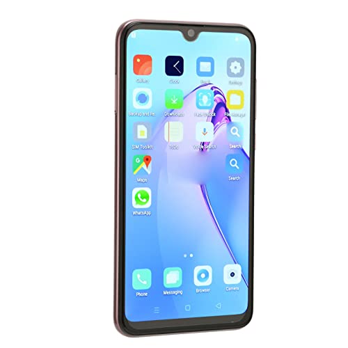 Teléfono Android 5G Desbloqueado, Pantalla de Gota de Agua de 6,3 Pulgadas, Teléfono Celular MTK6889 de 10 Núcleos de 4GB 64GB con Cámara de 8MP 16MP, Teléfono Móvil WiFi 5G(Enchufe de la UE)