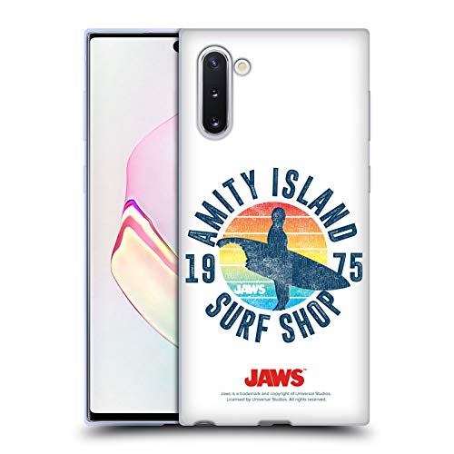 Head Case Designs Licenciado Oficialmente Jaws Tienda de Surf I Arte Clave Carcasa de Gel de Silicona Compatible con Samsung Galaxy Note10 / 5G