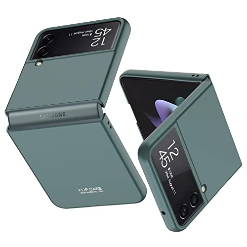 TingYR Funda para Samsung Galaxy Z Flip 4 5G, [Anti-Drop, Anti-Scratch, Anti-Fingerprint] Slim Full Protection, Funda para Samsung Galaxy Z Flip 4 5G.(Verde)