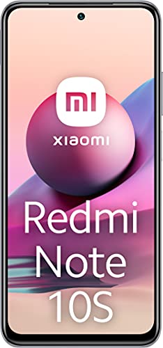 Xiaomi Redmi Note 10S Smartphone RAM 6GB ROM 64GB 6.43'' AMOLED DotDisplay 64MP Cámara Carga rápida de 33 W MediaTek Helio G95 3.5mm Headphone Jack 5000mAh (typ) Batería Blanco [Versión ES/PT]