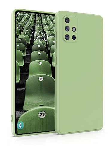 MyGadget Funda para Samsung Galaxy A51 4G en Silicona TPU - Carcasa Slim & Flexible - Case Resistente Antigolpes y Anti choques - Ultra Protectora Verde
