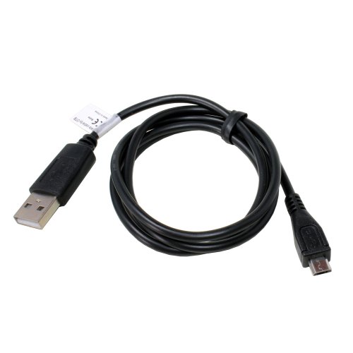 USB Cable de datos para Nokia E75;substituye: Nokia CA-101, Samsung PCBU10, para cualquier dispositivo con un puerto micro-USB