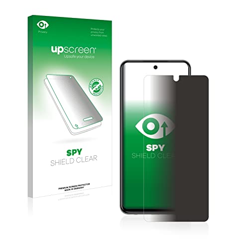 upscreen Protector Pantalla Privacidad compatible con Xiaomi Redmi Note 9 Pro Anti-Espía Privacy