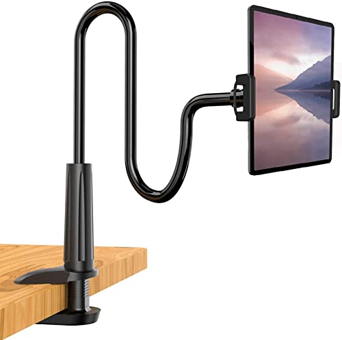 LINKLKBOY Soporte Móvil con Cuello de Cisne,Phone Stand,Universal Soporte para Teléfono con Cuello de Cisne Soporte para iPhone 11 XS MAX XR X 8 7 6 Plus 5 4, Huawei, Samsung Smartphone Móvil - Negro