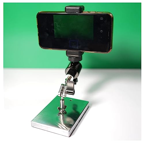 Auoesiwi Stop Motion Armature Rigging Soporte Disparo, Brazo Acero Inoxidable, La Altura Soporte Es Aproximadamente 20 Cm, Soporte De Teléfono Móvil De Disparo De Animación Universal Estable