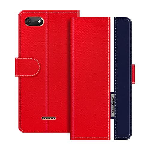 Funda con tapa para Wiko Harry 2 (piel sintética, con tarjetero, con hebilla magnética), multicolor