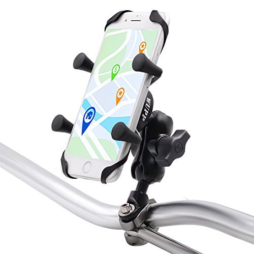 YGL Aluminio Moto Soporte de Montaje para Teléfono Móvil DE 3.5 a 6 Pulgadas, GPS