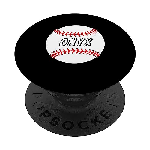 Novedad personalizada nombre ónix deportes celebraciones béisbol PopSockets PopGrip Intercambiable