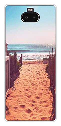 Carcasa de silicona para Sony Xperia 10 Plus – Camino de playa