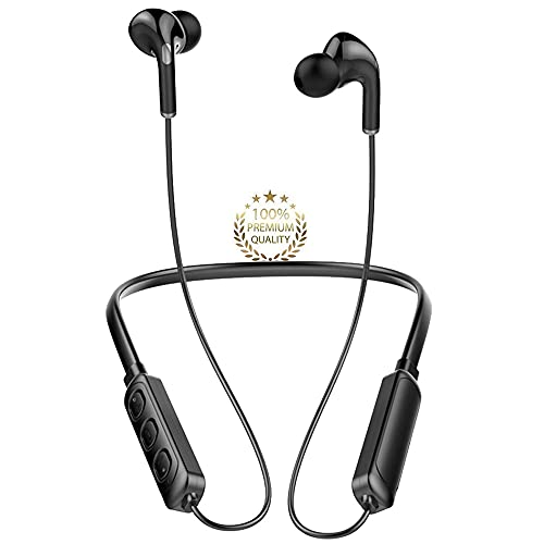 CambridgeLUCKYIN REFINEDDS Auriculares Bluetooth, Inalámbricos Bluetooth, con Cancelación de Ruido, In-Ear Auricular de IPX7 Impermeable Micrófono