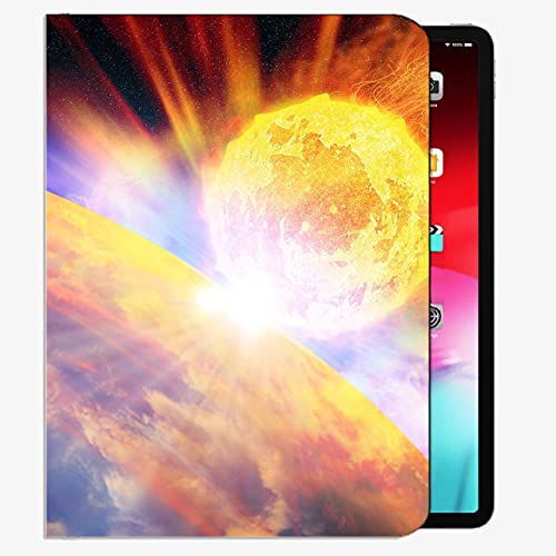 Caso para el Nuevo iPad 10.2 2020/2019 - Cubierta de la Caja de generación del 8vo / séptimo del iPad, Fire Meteor Apocalypse Planet Case TERRENA Caso Slim COVERA DE COMPASTE para iPad 10.2 Pulgada