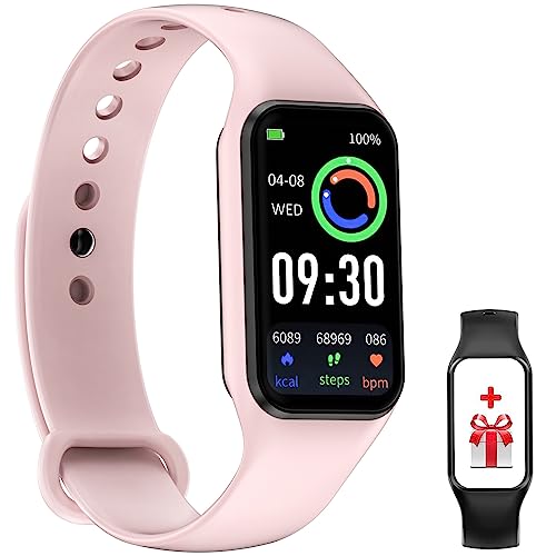 Smartwatch, Reloj Inteligente Hombre Mujer - Oxímetro (SpO2) Caloría Podómetro Sueño Pulsometro, iP68 Impermeable Pantalla de 1,47