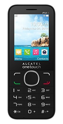 Alcatel One Touch 2045-X Movil Libre (128MB ROM, 64MB RAM, SMS, 3G, Bluetooth 3.0) Negro