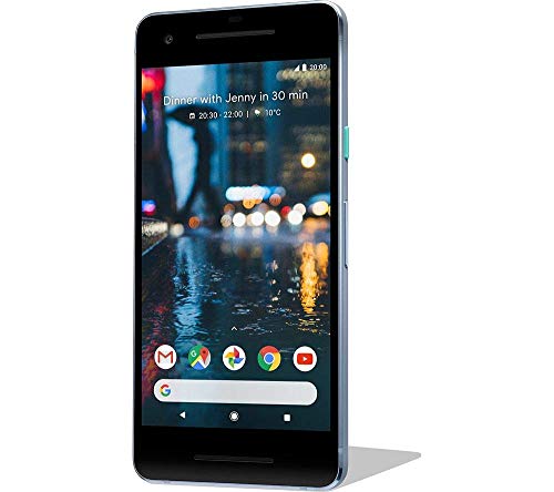 Google Pixel 2 - Teléfono móvil (pantalla táctil de 5 pulgadas, memoria de 64 GB, cámara de 12,2 Mp), color azul