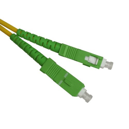 CABLEPELADO Cable fibra optica para router | Latiguillo Monomodo Simplex | FTTH - 9/125 OS2 - SC/APC-SC/APC | Compatible con Orange, Movistar, Vodafone, Masmovil, Yoigo y Jazztel | 2 Metros