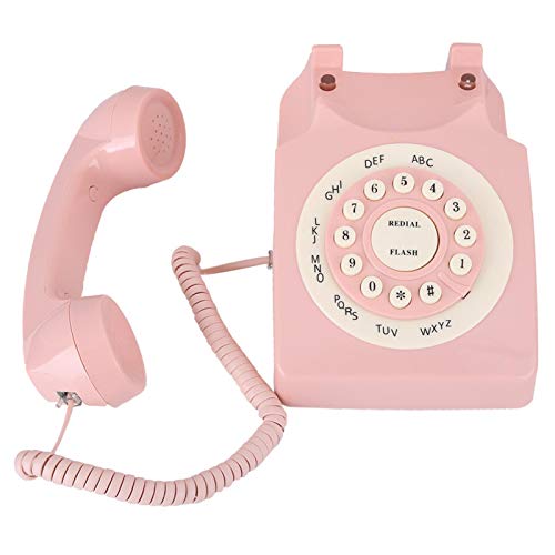 Teléfono Vintage de los años 80, teléfono móvil clásico de Moda con Alta definición, teléfono Fijo Retro con línea del Reino Unido y EE. UU., Teléfono Fijo de Escritorio, teléfono con Cable