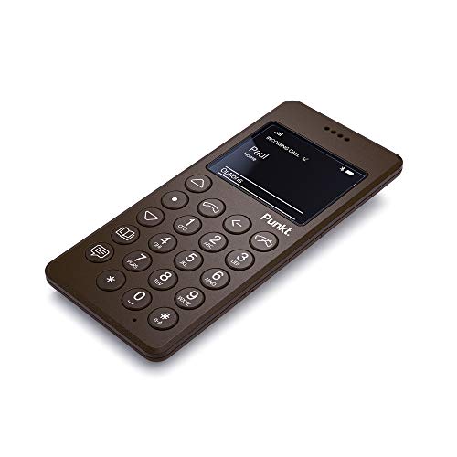 Punkt. MP01 Teléfono Móvil Minimalista, Pequeño, Batería con Larga Duración 1000 mAh, Libre, Sin Internet, Sencillo, Micro-SIM, 2G, Pantalla 2